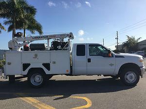  Ford F-450 DRW SUPERCAB CRANE UTILITY SERVICE BED 6.7