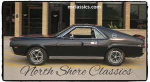  AMC AMX - - NUMBERS MATCHING- BLACK ON BLACK-NEW LOW