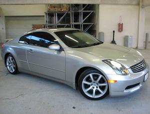  Infiniti G35 - Rwd 2dr Coupe w/Leather