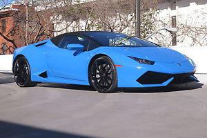  Lamborghini Huracan LP Spyder in Blue LeMans with