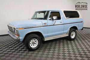  Ford Bronco RANGER XLT TIME CAPSULE COLLECTOR RARE