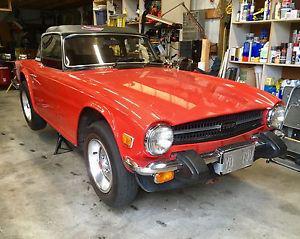  Triumph TR-6 Convertible