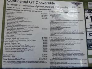  Bentley Continental GTC - AWD 2dr Convertible