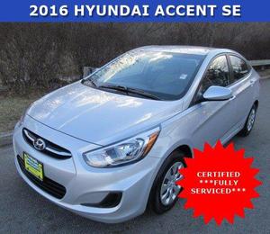  Hyundai Accent SE - SE 4dr Sedan 6A