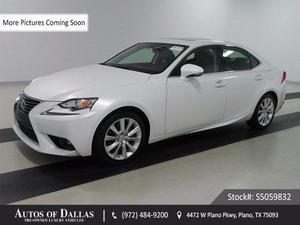  Lexus IS  CAM,SUNROOF,HTD STS,17IN WHLS,HID
