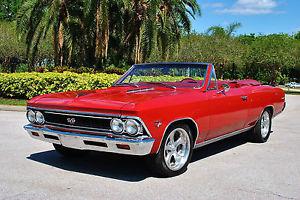  Chevrolet Chevelle Convertible -Speed Triple Red!