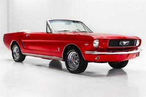  Ford Mustang Red/Red Convertible 289