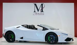  Lamborghini Huracan LP  Spyder - AWD LP 