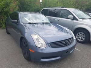  Infiniti G35 - 2dr Coupe w/automatic