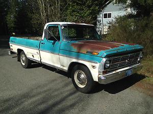  Ford F-250 ranger camper special