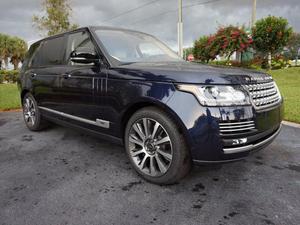 New  Land Rover Range Rover 5.0L Supercharged