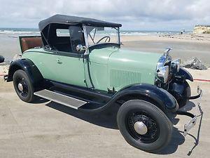 Ford Model A ALL HENRY FORD STEEL RUMBLE SEAT ROADSTER