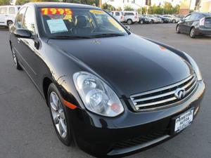  Infiniti G35 - Rwd 4dr Sedan