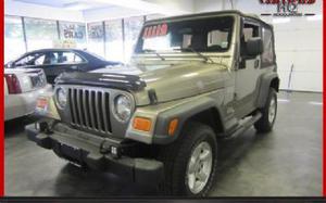  Jeep Wrangler X 2DR 4WD SUV