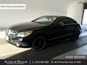  Mercedes-Benz E-Class E 350 - E dr Coupe