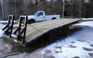  Beavertail Tri-Axle Trailer