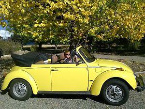  Volkswagen Beetle - Classic Yellow with Black top/Tan