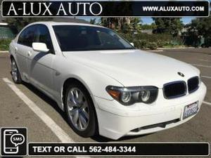  BMW 7 Series 745i - 745i 4dr Sedan