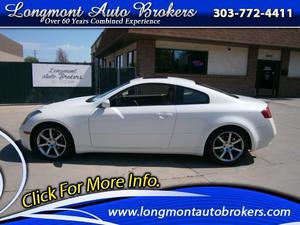  INFINITI G35 Sports Coupe For Sale In Longmont |