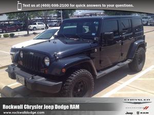  Jeep Wrangler Unlimited Sahara For Sale In Rockwall |
