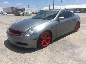  Infiniti G35 - Rwd 2dr Coupe