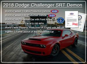  Dodge Challenger Demon SRT