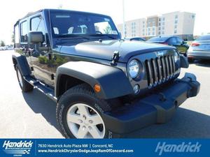  Jeep Wrangler Unlimited Sport For Sale In Concord |