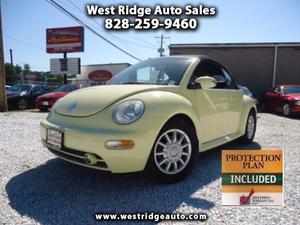  Volkswagen New Beetle GLS For Sale In Asheville |