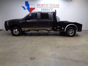  Ford F-350 Lariat 6.0 Diesel Flat Bed 4x4 Leather