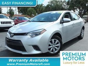  Toyota Corolla For Sale In Lauderdale Lakes | Cars.com