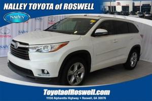  Toyota Highlander Limited Platinum For Sale In Roswell