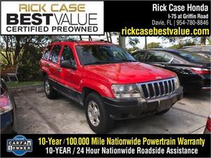  Jeep Grand Cherokee Laredo For Sale In Davie | Cars.com