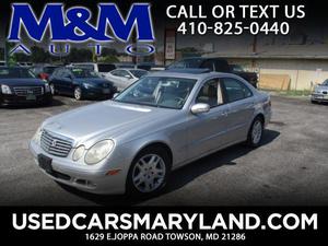  Mercedes-Benz E320 For Sale In Towson | Cars.com