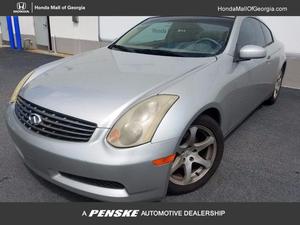  INFINITI G35 Sports Coupe For Sale In Buford | Cars.com