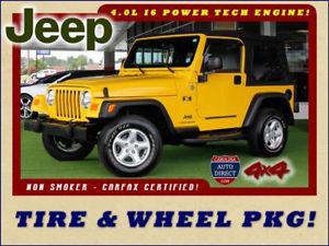  Jeep Wrangler X 4X4 - TIRE & WHEEL PKG!