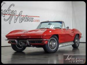  Chevrolet Corvette Sting Ray Convertible Numbers