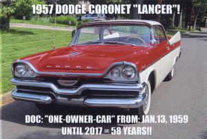  Dodge Coronet Lancer 4 Dr. Hardtop-Convertible NO Post