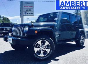  Jeep Wrangler Unlimited Sahara For Sale In Claremont |