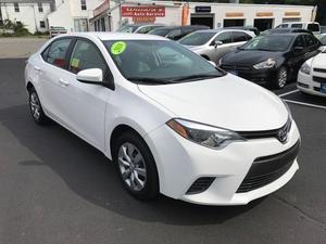  Toyota Corolla LE For Sale In Leominster | Cars.com