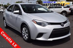  Toyota Corolla LE For Sale In Watsonville | Cars.com