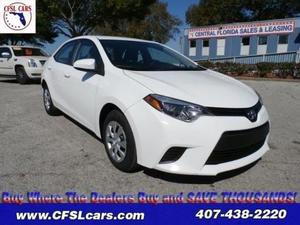  Toyota Corolla LE For Sale In Orlando | Cars.com