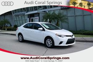  Toyota Corolla L For Sale In Coral Springs | Cars.com