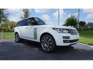  Land Rover Range Rover 5.0L Supercharged Autobiography