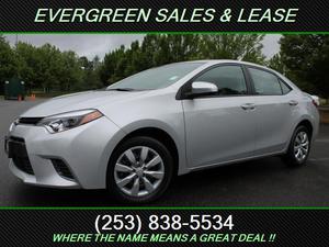  Toyota Corolla LE - " ONLY 7K MILES !! in Federal Way,