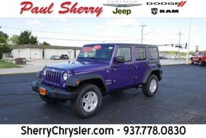  Jeep Wrangler Unlimited Sport For Sale In Piqua |