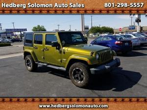  Jeep Wrangler Unlimited Sahara For Sale In Bountiful |