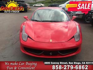  Ferrari 458 Italia Base For Sale In San Diego |