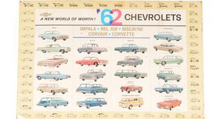  Chevrolet Line-Up Poster 60 In. X 40 In.