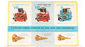  Chevrolet Engine Poster 60 In. X 40 In.