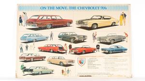  Chevrolet Full Line Poster 60 In. X 40 In.